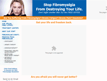 Tablet Screenshot of fibrofreenow.com